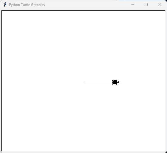 앞으로 100만큼 전진