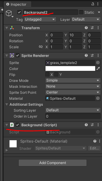 배경 스크립트 추가하기