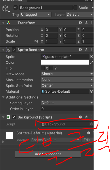 배경 스크립트 작성하기