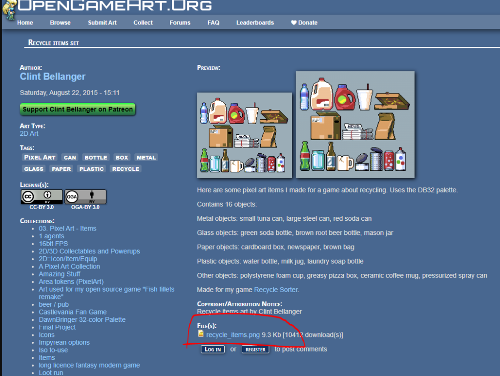 Trash Flight 만들기(2) - 게임 이미지 구하기 6 6 1