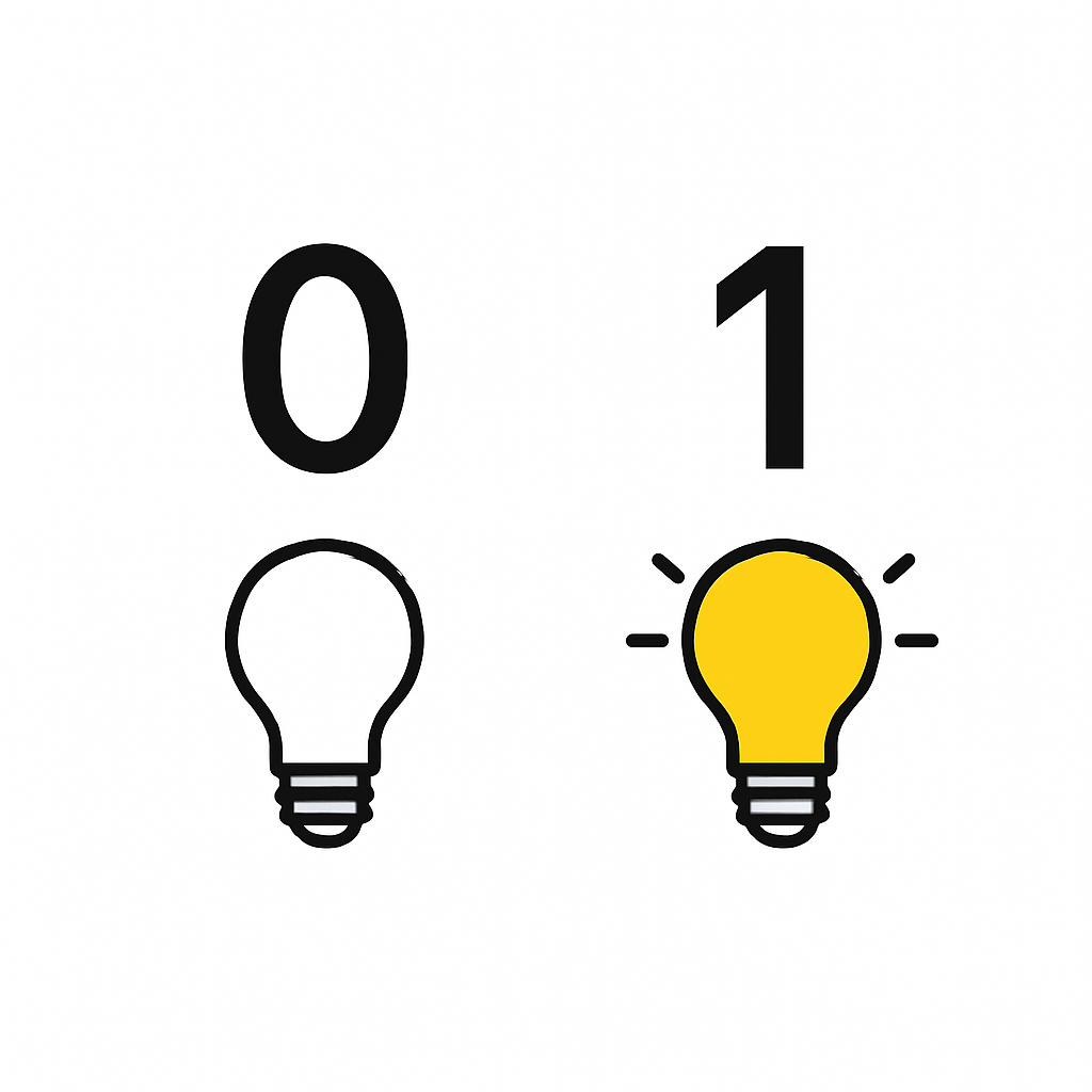 컴퓨터는 정보를 어떻게 표현할까? – 비트와 바이트 이야기 2 비트 bit (Binary Digit)